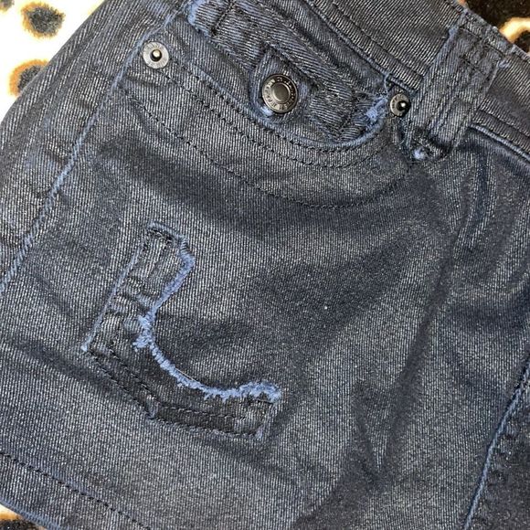 •RUE21• BLACK DENIM MINI SKIRT IN SIZE 1/2 - Picture 3 of 8